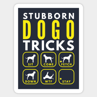 Stubborn Dogo Tricks - Dog Training Sticker